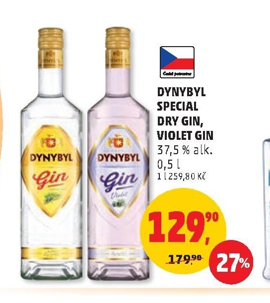 DYNYBYL SPECIAL DRY GIN, VIOLET GIN