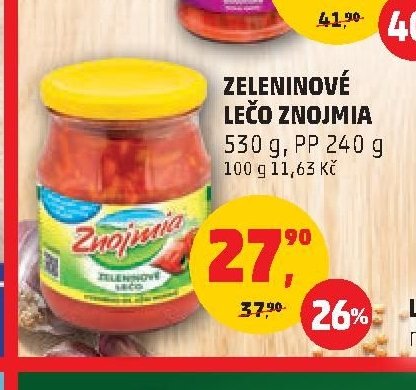 ZELENINOVÉ LĚČO ZNOJMIA