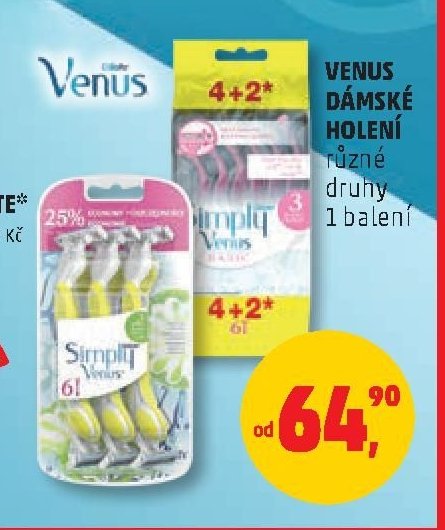 VENUS DÁMSKÉ HOLENÍ