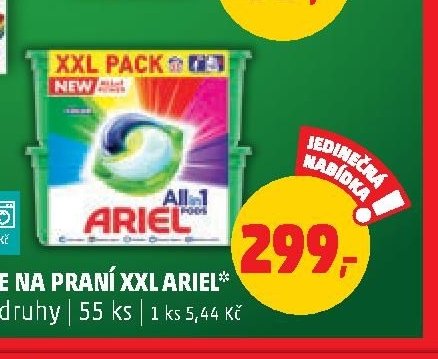 KAPSLE NA PRANÍ XXL ARIEL