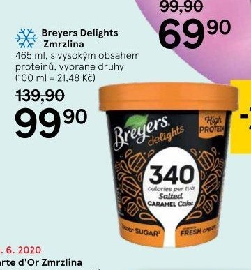 Breyers Delights Zmrzlina