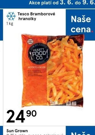 Tesco Bramborové hranolky