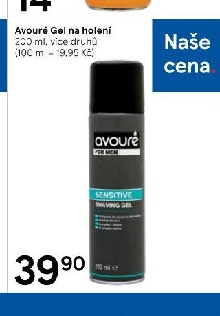 Avouré Gel na holení