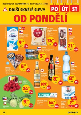 akční leták Penny Market 4.6.2020-10.6.2020
