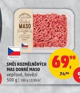 SMĚS ROZMĚLNĚNÝCH MAS DOBRÉ MASO
