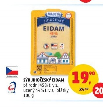 Sýr Jihočeský Eidam