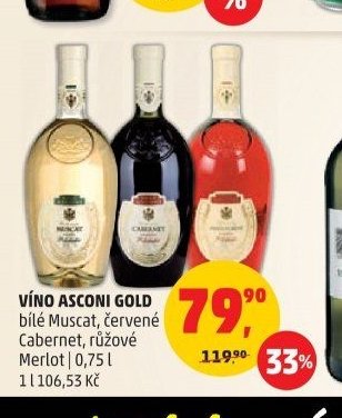 Víno Asconi Gold
