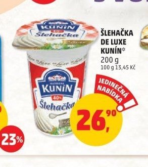 Šlehačka de luxe Kunín 200 g