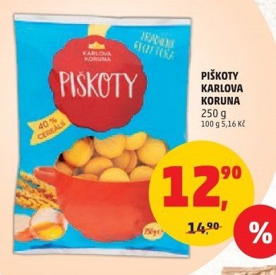 Piškoty Karlova Koruna