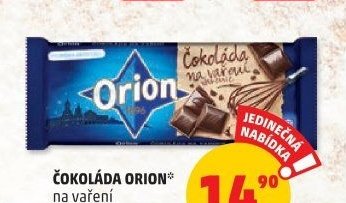 Čokoláda Orion na vaření