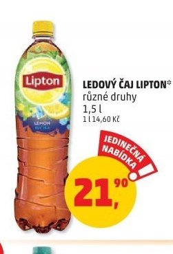 LEDOVÝ ČAJ LIPTON různé druhy