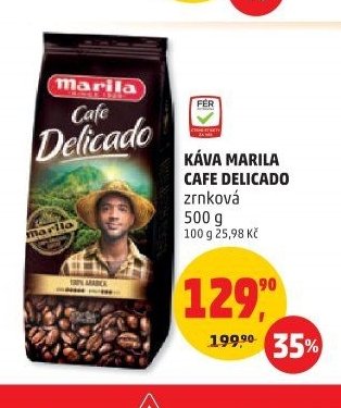 KÁVA MARILA CAFE DELICADO zrnková