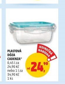 Plastová dóza Cadenza