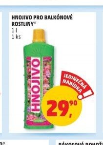 Hnojivo pro balkónové rostliny