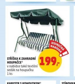 Stříška k zahradní houpačce