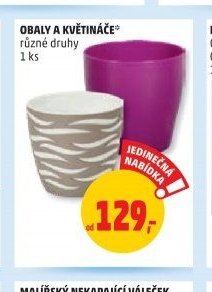 Obaly a květináče