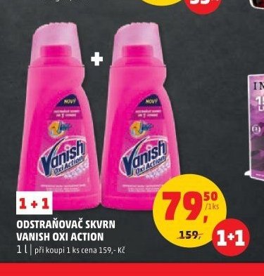 Odstraňovač skvrn Vanish Oxi Action