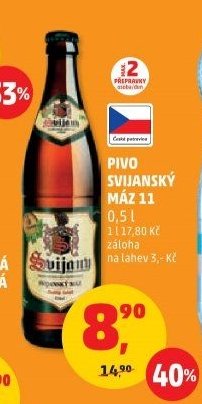 Pivo Svijanský Máz 11