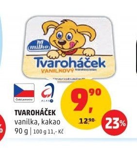 TVAROHÁČEK vanilka, kakao 90 g