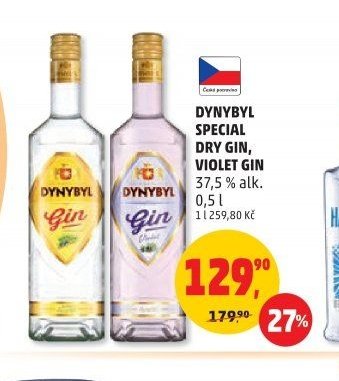 DYNYBYL SPECIAL DRY GIN, VIOLET GIN