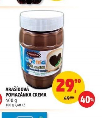 ARAŠÍDOVÁ POMAZÁNKA CREMA