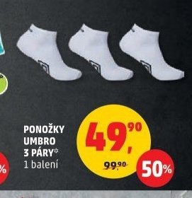 Ponožky Umbro 3 páry