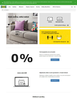 akční leták IKEA 3.6.2020-9.6.2020