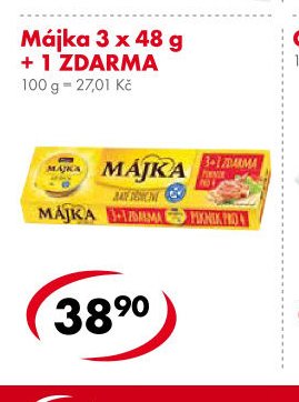 Májka 3 x 48 g + 1 ZDARMA