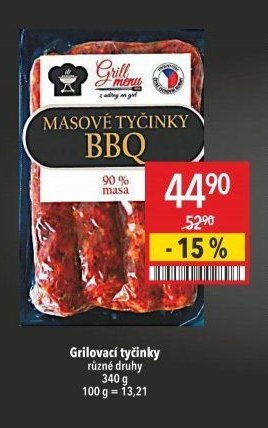 Masové tyčinky BBQ
