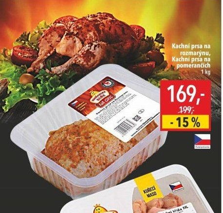 Kachní prsa na rozmarýnu, kachní prsa na pomerančích