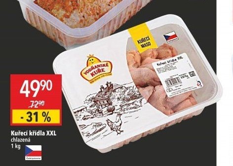 Kuřecí křídla XXL