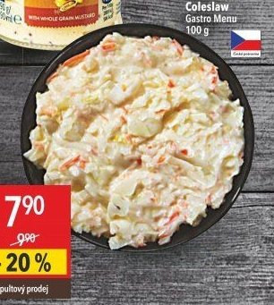 Coleslaw Gastro Menu