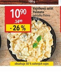 Vajíčkový salát Palmeta Lahůdky Palma