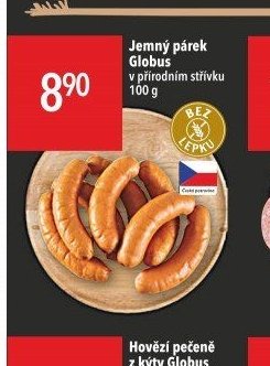 Jemný párek Globus