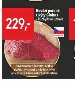 Hovězí pečeně z kýty Globus