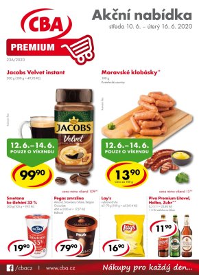 akční leták CBA 10.6.2020-16.6.2020