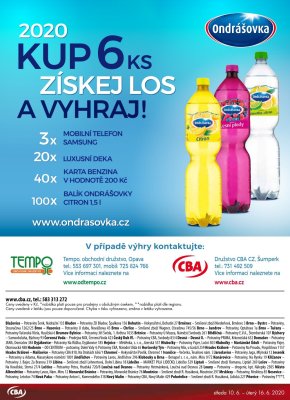 akční leták CBA 10.6.2020-16.6.2020