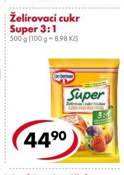 Želírovací cukr Super 3:1