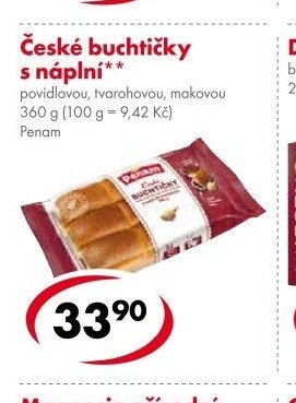 České buchtičky s náplní