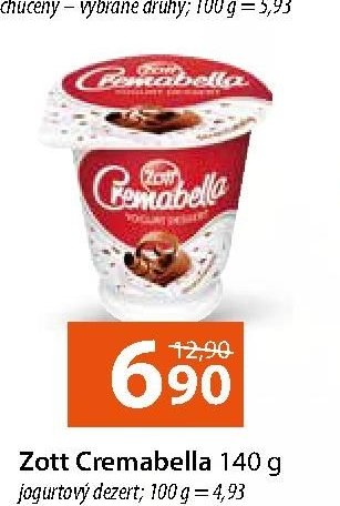 Zott Cremabella 140 g
