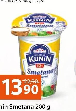 Kunín Smetana 200 g
