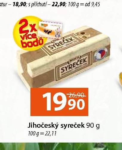 Jihočeský syreček 90 g