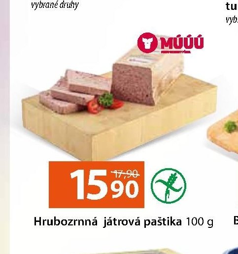 Hrubozrnná játrová paštika 100 g