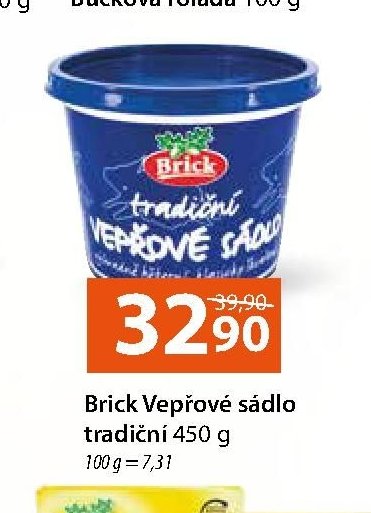 Brick Vepřové sádlo tradiční 450 g