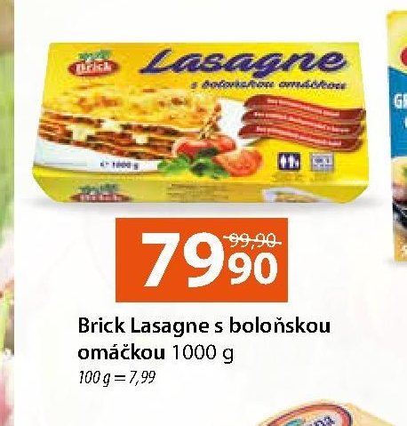 Brick Lasagne s boloňskou omáčkou 1000 g