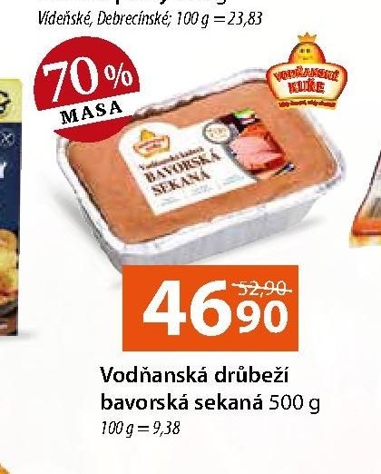 Vodňanská drůbeží bavorská sekaná 500 g