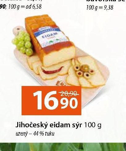 Jihočeský eidam sýr 100 g