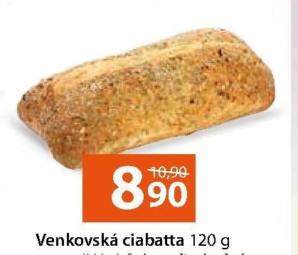 Venkovská ciabatta 120 g