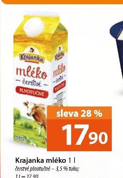 Krajanka mléko 1 l