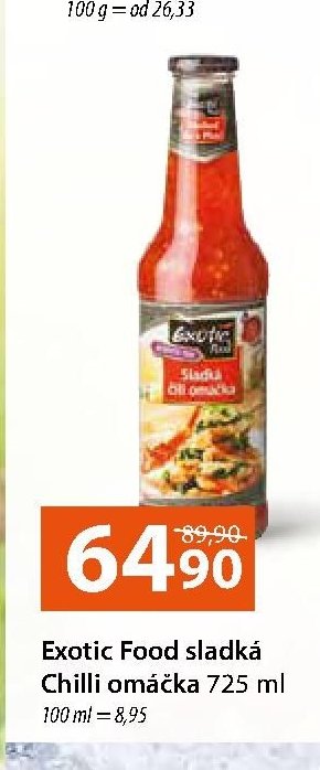 Exotic Food sladká Chilli omáčka 725 ml